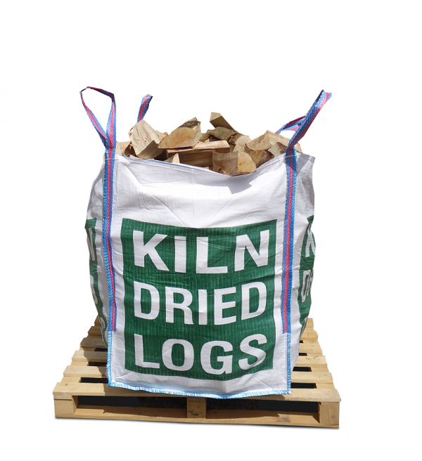 Bulk bag of kiln dried logs. wholesale